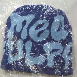 Mea Culpa Stylish Blue Knit Beanie